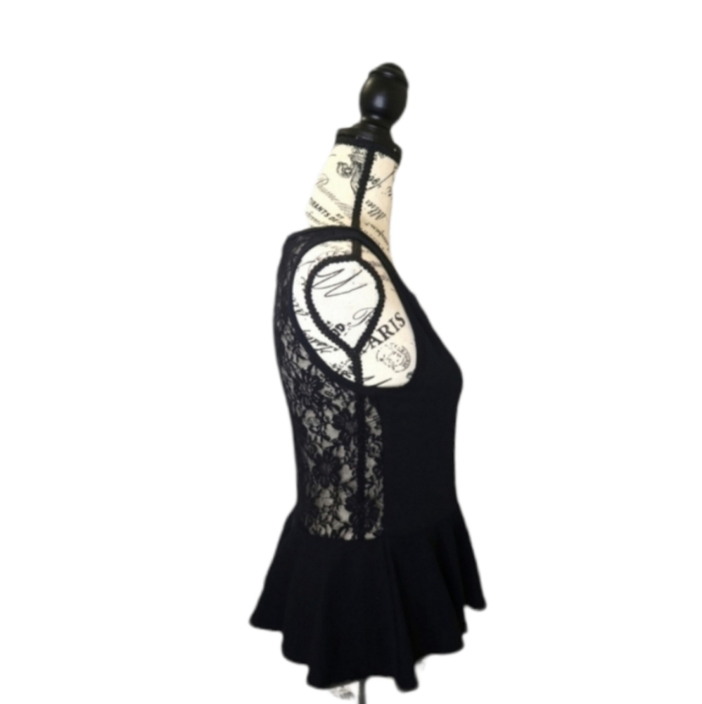 Color Story (NWOT) Black Ruffled Top - Picture 5 of 10
